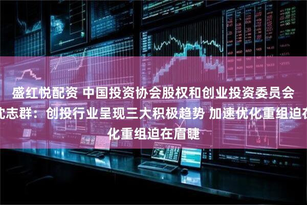 盛红悦配资 中国投资协会股权和创业投资委员会会长沈志群：创投行业呈现三大积极趋势 加速优化重组迫在眉睫